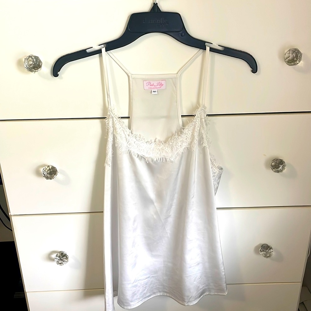 Pink Lily Lacy Tank